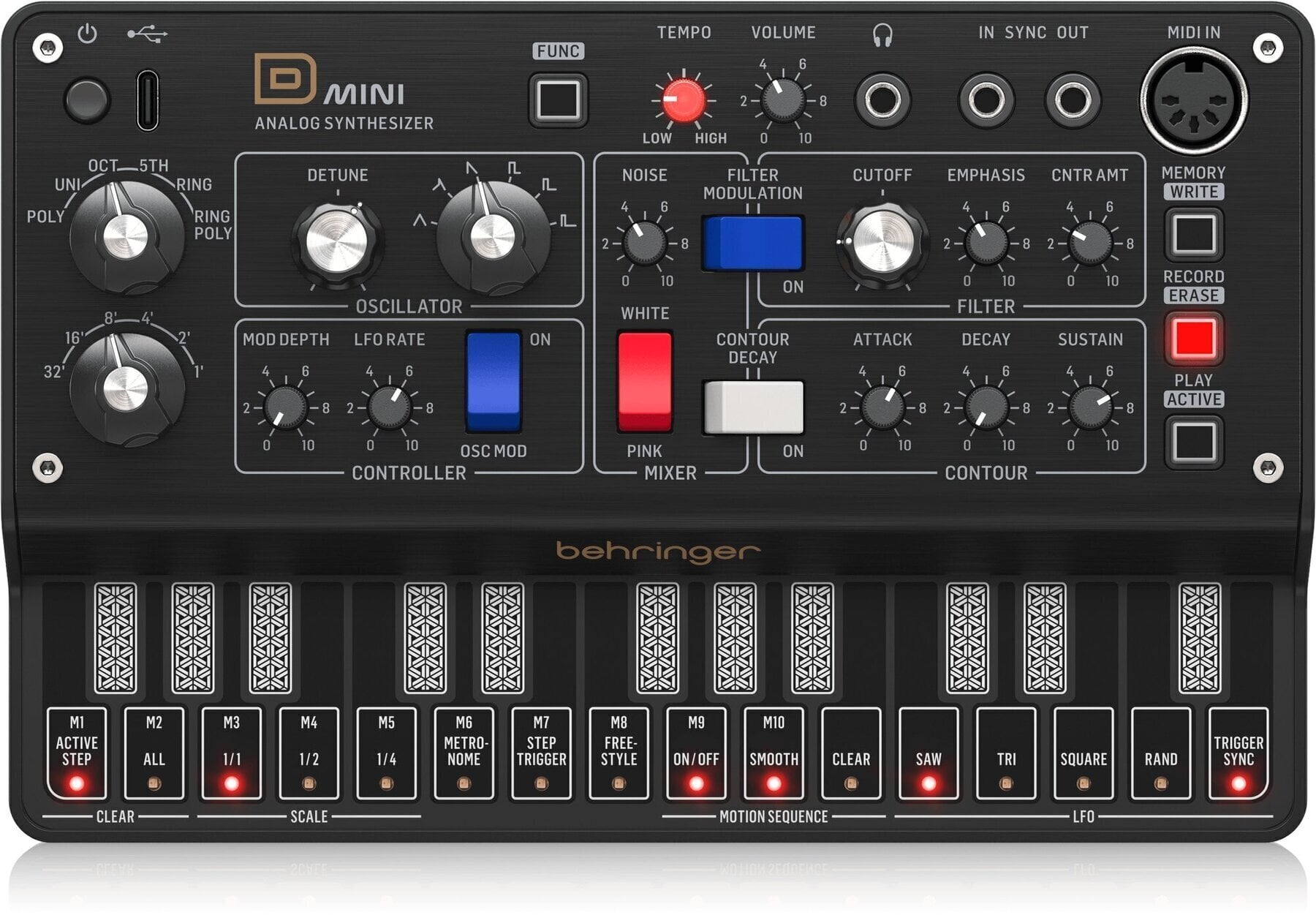 Synthesizer Behringer D Mini Synthesizer