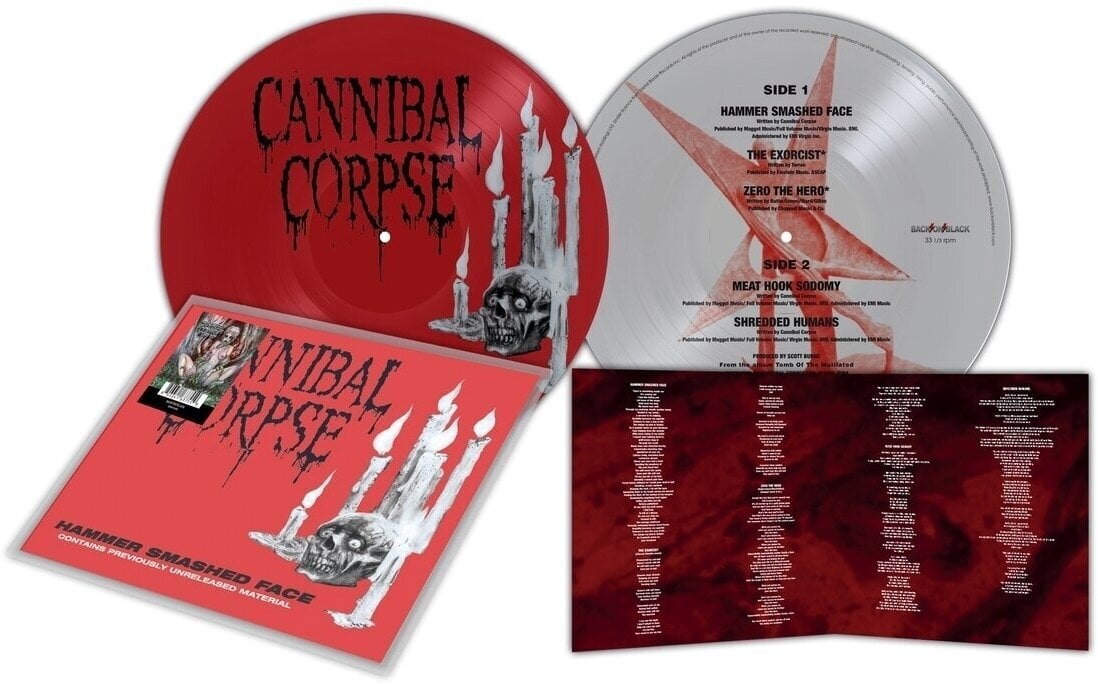LP plošča Cannibal Corpse - Hammer Smashed Face (Collector’s Edition) (Picture Disc) (12" EP)