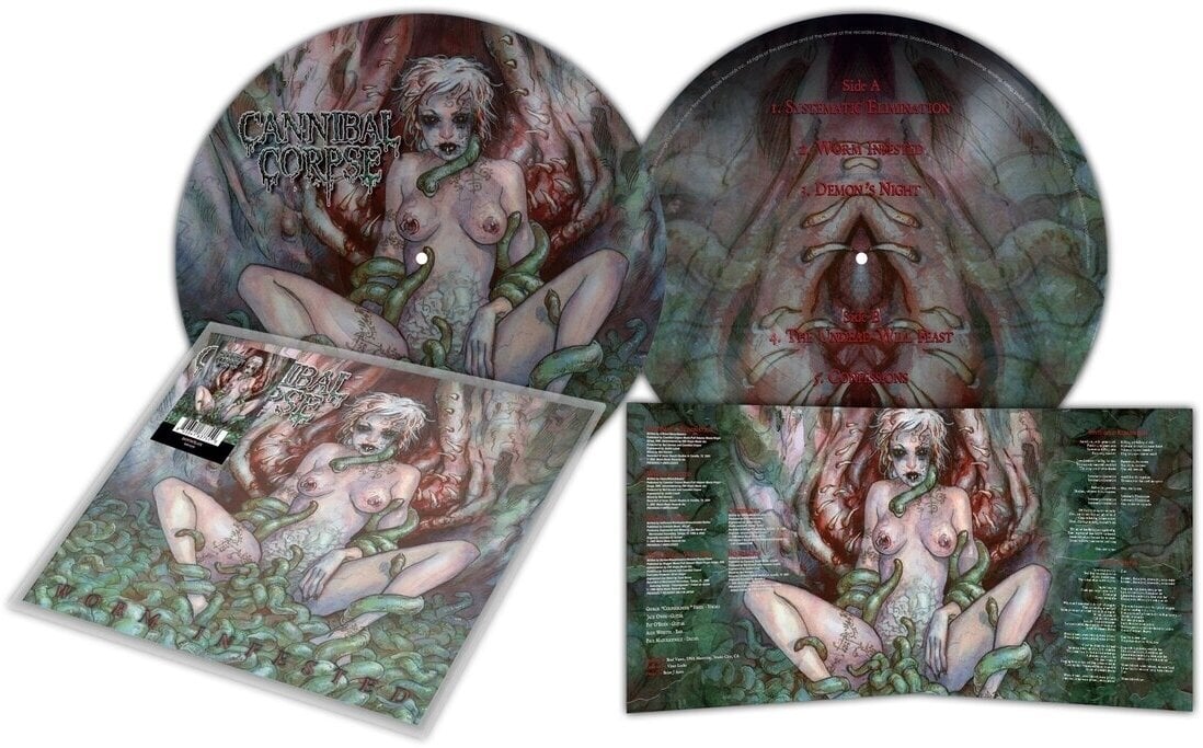 LP Cannibal Corpse - Worm Infested (Collector’s Edition) (Picture Disc) (12" EP)