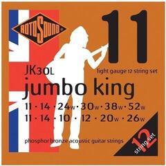 Struny pre akustickú gitaru Rotosound JK30L Jumbo King Struny pre akustickú gitaru