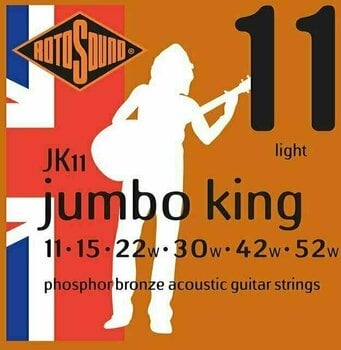 Struny pro akustickou kytaru Rotosound JK11 - 1