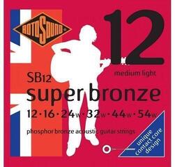 Cordes de guitares acoustiques Rotosound SB12 Cordes de guitares acoustiques