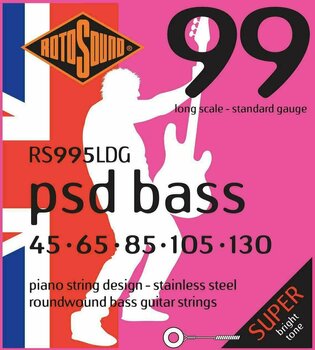 Struny do gitary basowej 5-strunowej Rotosound RS 995 LDG - 1