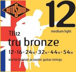 Struny pre akustickú gitaru Rotosound TB12 Struny pre akustickú gitaru