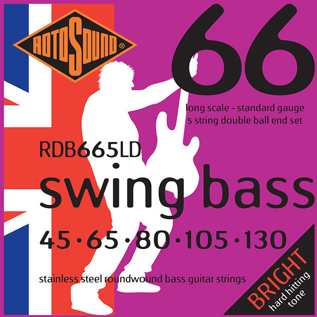 Žice za 5 žičanu bas gitaru Rotosound RDB 665 LD