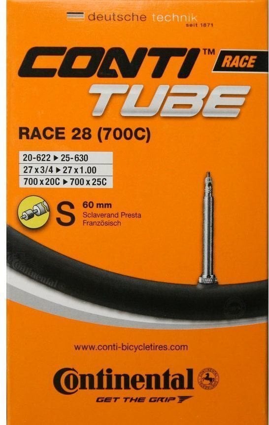 Kerékpár belső gumi Continental Race 20 - 25 mm 60.0 Presta Belső gumi
