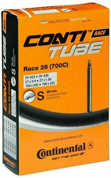 Cámaras Bicicleta Continental Race 20 - 25 mm 80.0 Presta Bike Tube - 1