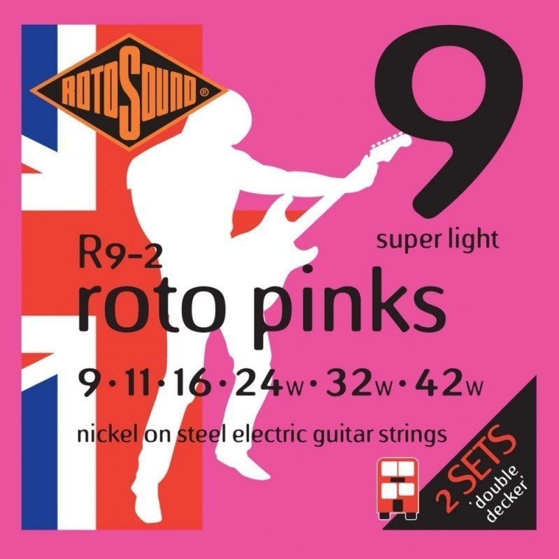 Žice za električnu gitaru Rotosound R9-2 2-Pack