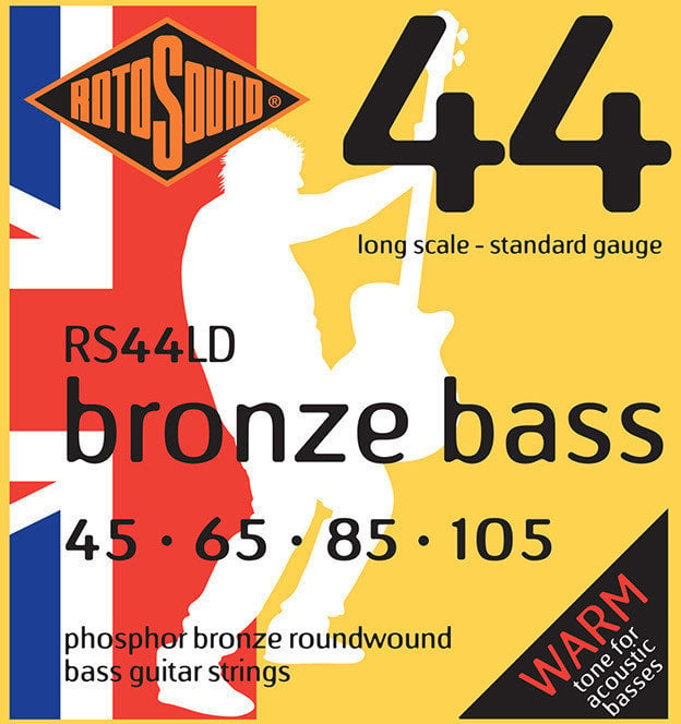Struny pro akustickou baskytaru Rotosound RS44LD