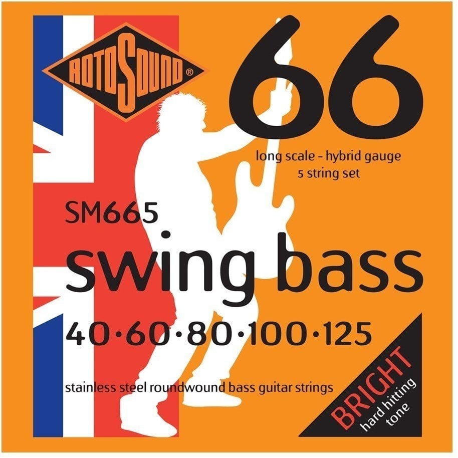 Bassguitar strings Rotosound SM 665