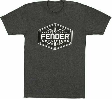 T-shirt Fender T-shirt Amplifiers Logo Masculino Dark Grey XL - 1