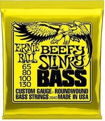 Strenge til basguitar Ernie Ball Beefy Slinky 65-130 Strenge til basguitar