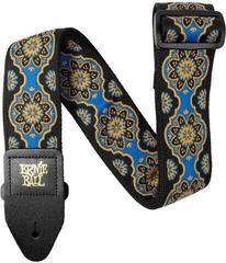 Textilgurte für Gitarren Ernie Ball Classic Jacquard Kaleidoscope Blue Textilgurte für Gitarren