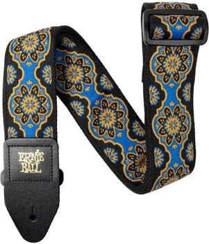Колан за китара Ernie Ball Classic Jacquard Kaleidoscope Blue Колан за китара - 1