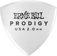 Ernie Ball Prodigy Pick 2.0 mm White Large Shield 6-Pack