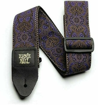 Textilgurte für Gitarren Ernie Ball Purple Paisley Jacquard Strap - 1