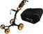 Handmatige golftrolley Axglo Flip N Go 4-Wheel Trolley Black/Yellow SET Handmatige golftrolley
