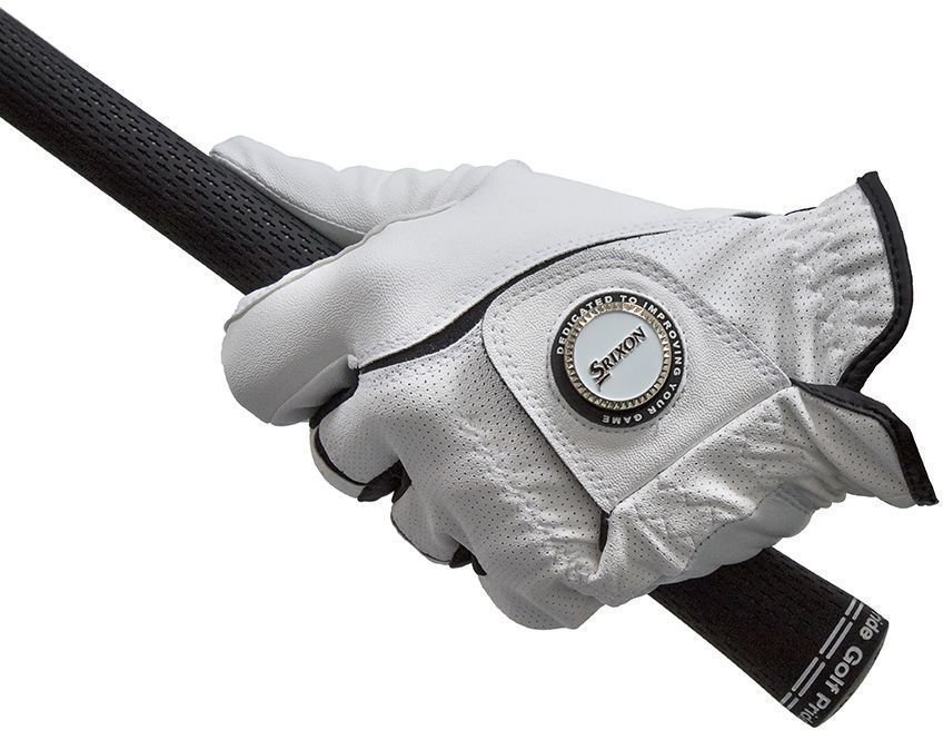 Handschuhe Srixon Ballmarker All Weather Mens Golf Glove White LH L