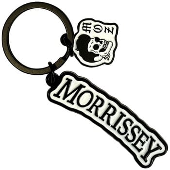 Muzikos pakabukas Morrissey Text Logo Charm Raktų pakabukas - 1