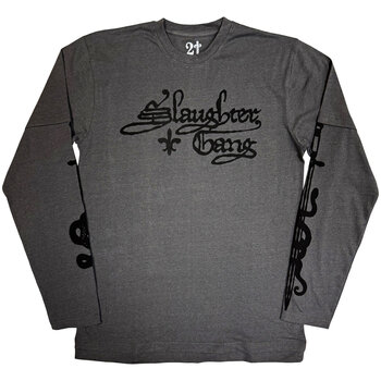 Tričko 21 Savage Slaughter Gang (Sleeve Print) Charcoal Grey S Tričko - 1