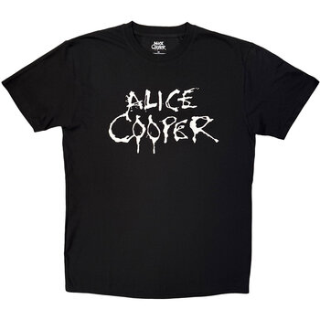 T-krekls Alice Cooper Logo Mono Black XL T-krekls - 1