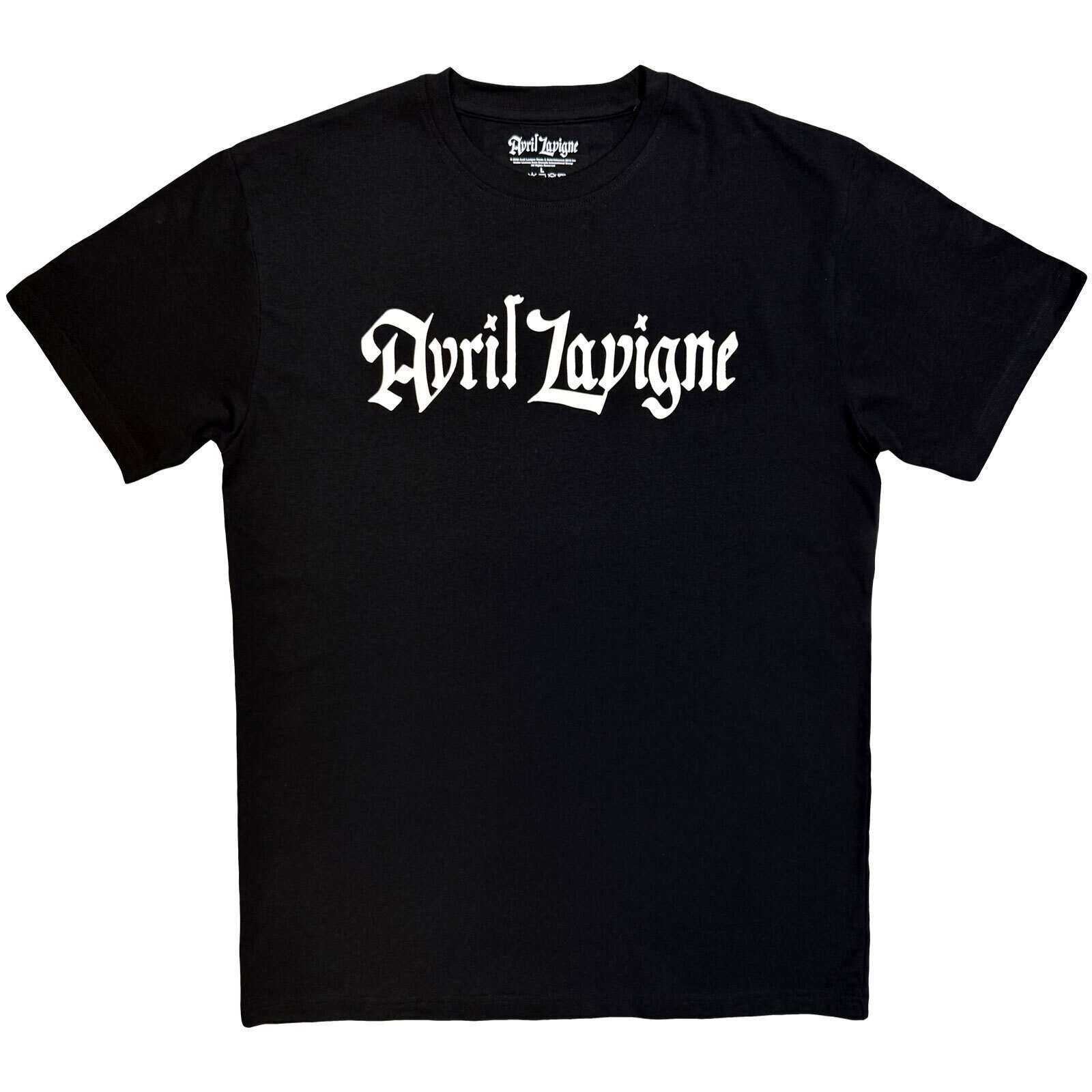 T-krekls Avril Lavigne Logo Mono Black S T-krekls