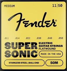 Snaren voor elektrische gitaar Fender Stainless Flatwounds 50XL Ball End Set Snaren voor elektrische gitaar (Als nieuw)