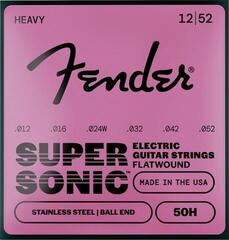 Strune za električno kitaro Fender 50 L Stainless Steel Flatwound Ball End Set Strune za električno kitaro