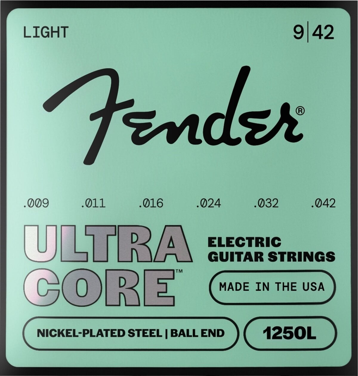 E-guitar strings Fender UltraCore 250L 9-42 E-guitar strings