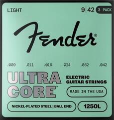 Corzi chitare electrice Fender UltraCore 1250L Gauges 9-42 3-Pack Corzi chitare electrice