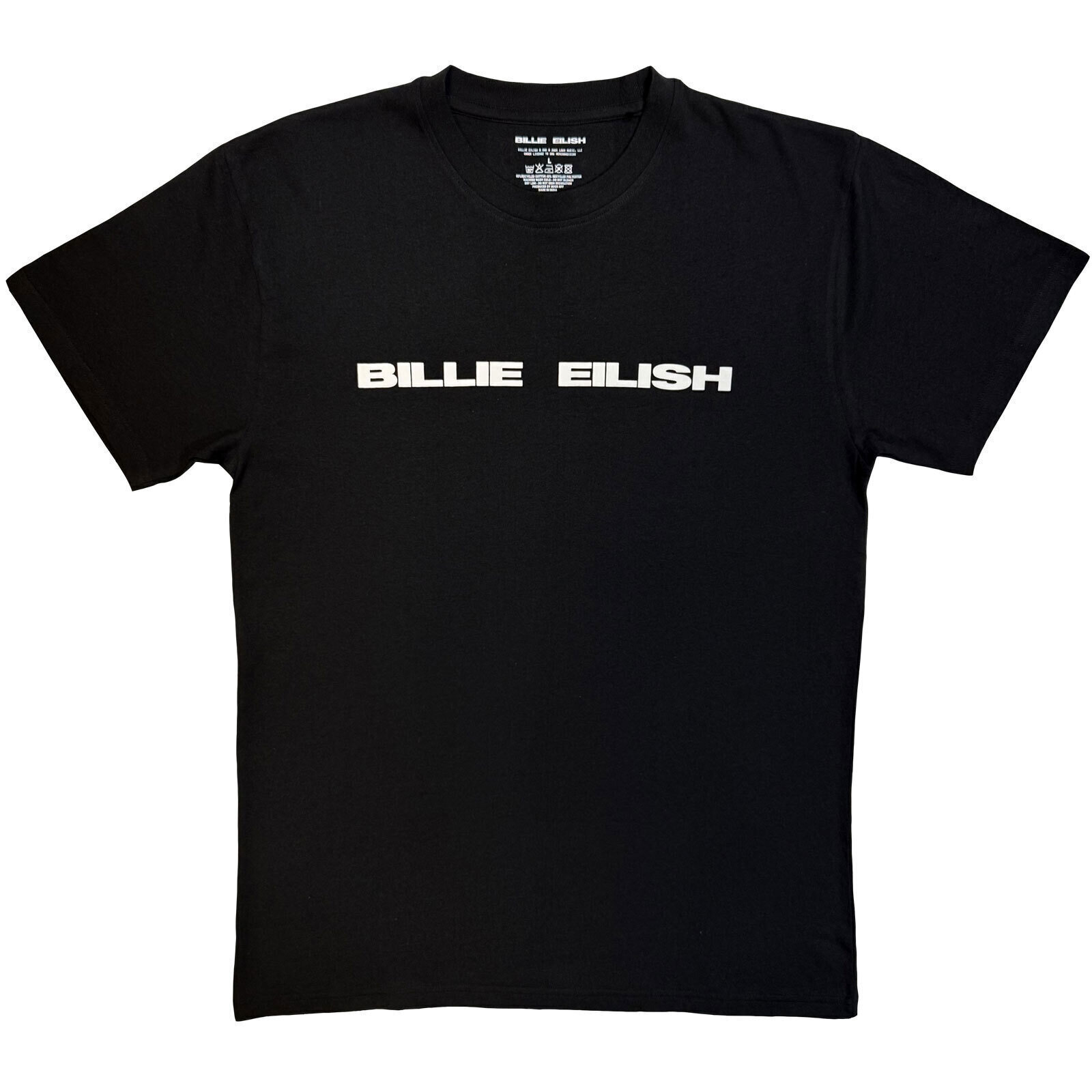 Tričko Billie Eilish Logo Mono Black S Tričko