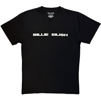 Tričko Billie Eilish Logo Mono Black S Tričko - 1