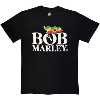 Tričko Bob Marley Logo Mono Black S Tričko - 1
