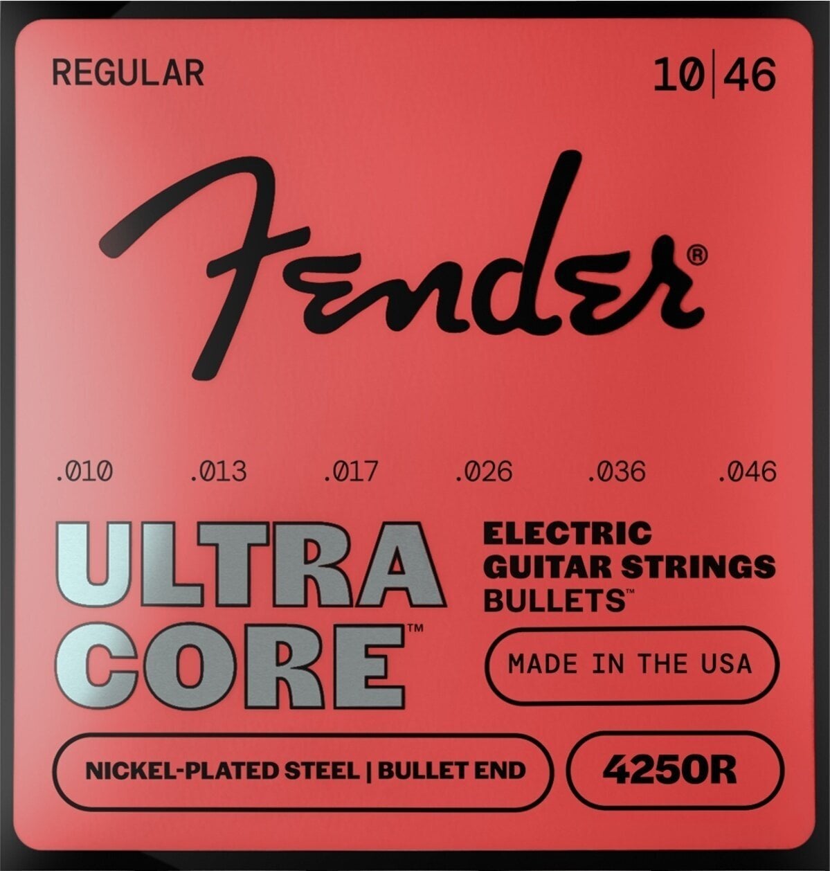 Struny pro elektrickou kytaru Fender UltraCore 4250R 10-46 Struny pro elektrickou kytaru (Jako nové)