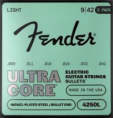 Snaren voor elektrische gitaar Fender UltraCore 4250L Gauges 9-42 3-Pack Snaren voor elektrische gitaar