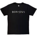 Bon Jovi Logo Mono Black S Košulja