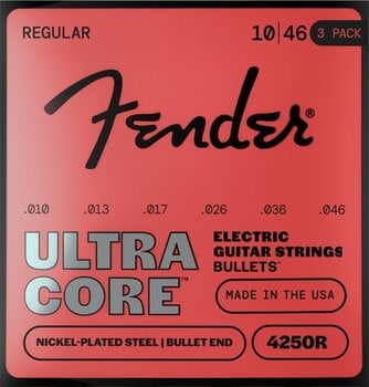 E-guitar strings Fender UltraCore 4250R 10-46 3-Pack E-guitar strings - 1