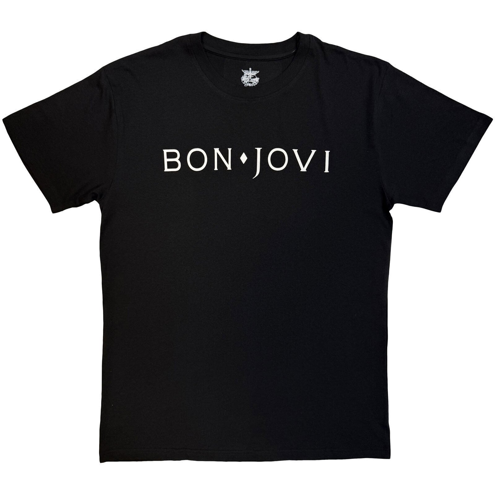 T-Shirt Bon Jovi Logo Mono Black XL T-Shirt