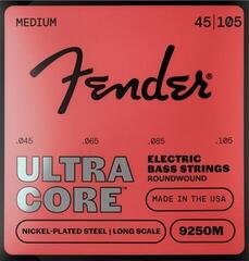 Bass guitar strings Fender UltraCore 9250M 45-105 Bass guitar strings (Like new)