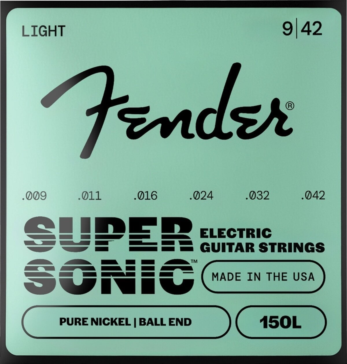 Struny pro elektrickou kytaru Fender Original Pure Nickel 150 Struny pro elektrickou kytaru