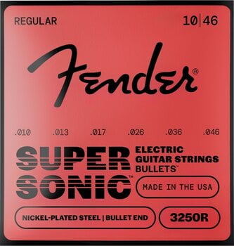 Struny pro elektrickou kytaru Fender Super Bullet  10-46 Struny pro elektrickou kytaru - 1
