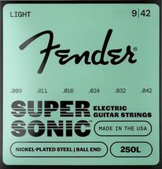 Saiten für E-Gitarre Fender Super Nickel Plated Steel 250L Saiten für E-Gitarre