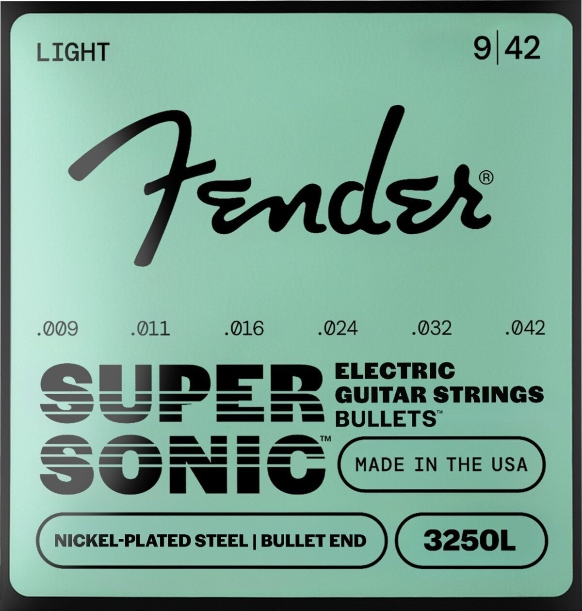 Struny pro elektrickou kytaru Fender Super Bullet 9-42 Struny pro elektrickou kytaru