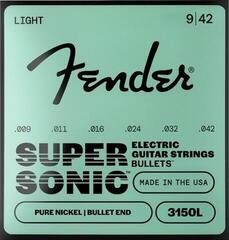 Cordes pour guitares électriques Fender Original Bullet 9-42 Cordes pour guitares électriques