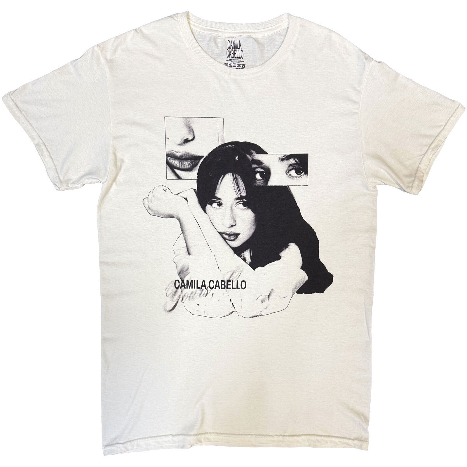 T-Shirt Camila Cabello Collage White L T-Shirt