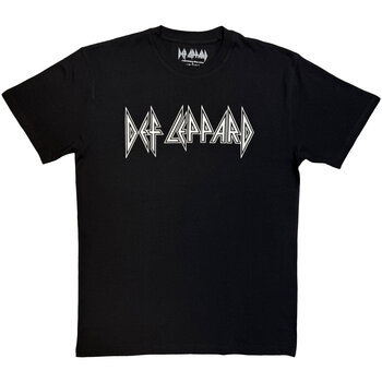 T-krekls Def Leppard Logo Mono Black 2XL T-krekls - 1