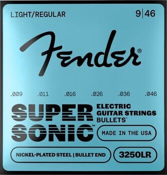 Struny pro elektrickou kytaru Fender Super Bullet 9-46 Struny pro elektrickou kytaru - 1