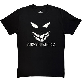 Camiseta de manga corta Disturbed Logo Mono Black L Camiseta de manga corta - 1