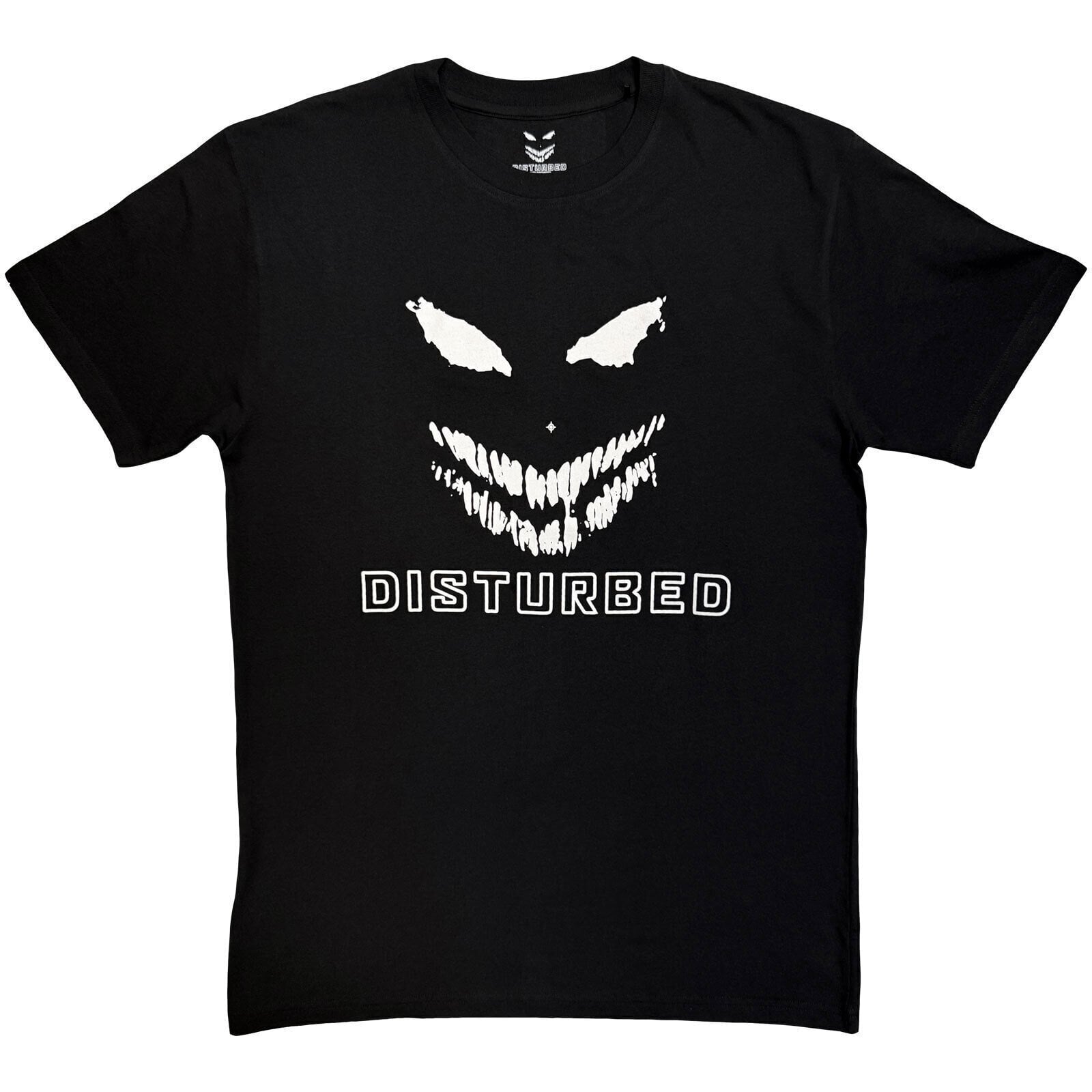 T-krekls Disturbed Logo Mono Black S T-krekls