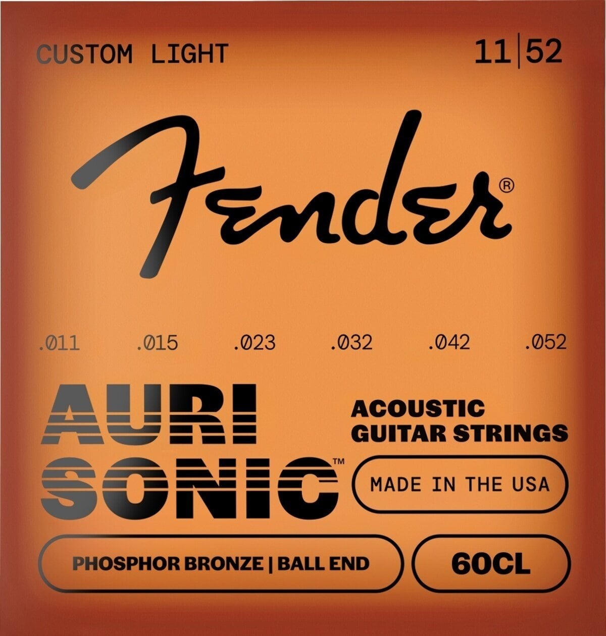 Akusztikus gitárhúrok Fender Phosphor Bronze 11-50 Akusztikus gitárhúrok